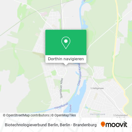 Biotechnologieverbund Berlin Karte