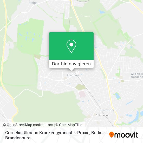 Cornelia Ullmann Krankengymnastik-Praxis Karte