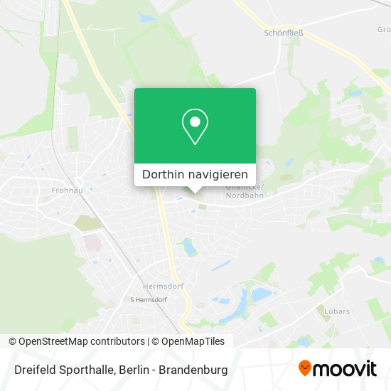 Dreifeld Sporthalle Karte