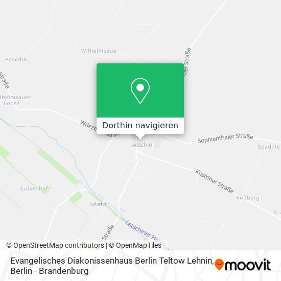 Evangelisches Diakonissenhaus Berlin Teltow Lehnin Karte