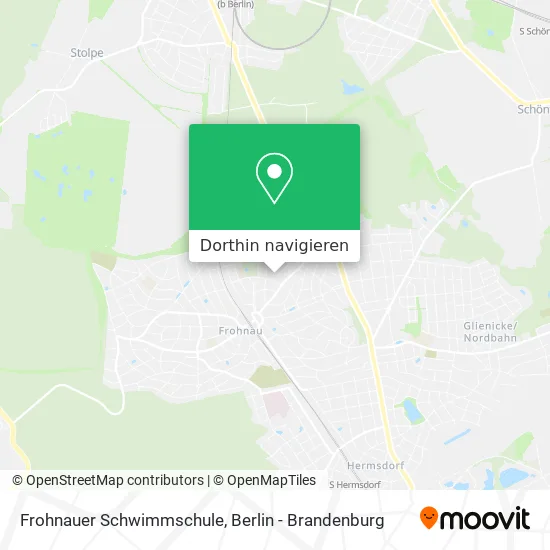 Frohnauer Schwimmschule Karte