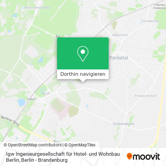 Igw Ingenieurgesellschaft für Hotel- und Wohnbau Berlin Karte