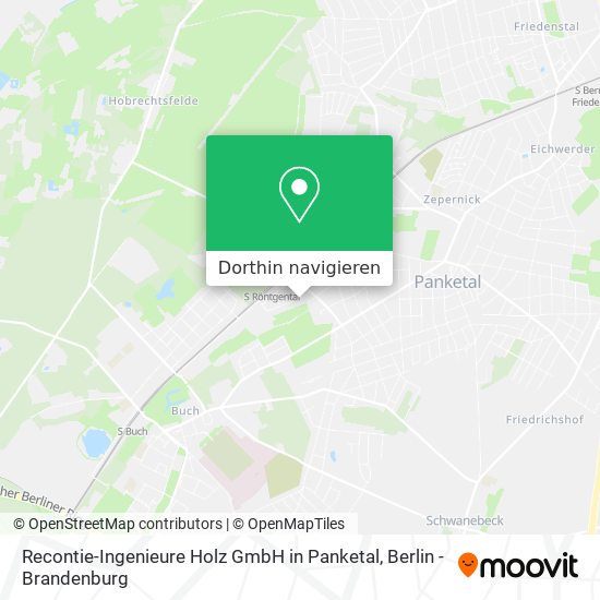 Recontie-Ingenieure Holz GmbH in Panketal Karte