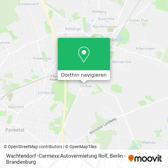 Wachtendorf -Carmexx Autovermietung Rolf Karte