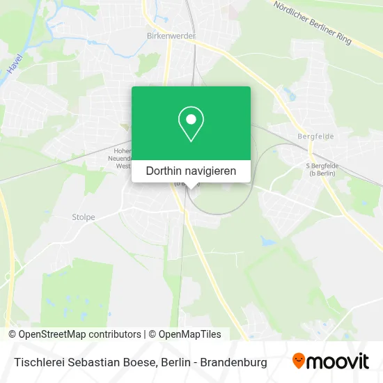 Tischlerei Sebastian Boese Karte