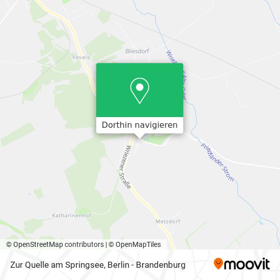 Zur Quelle am Springsee Karte