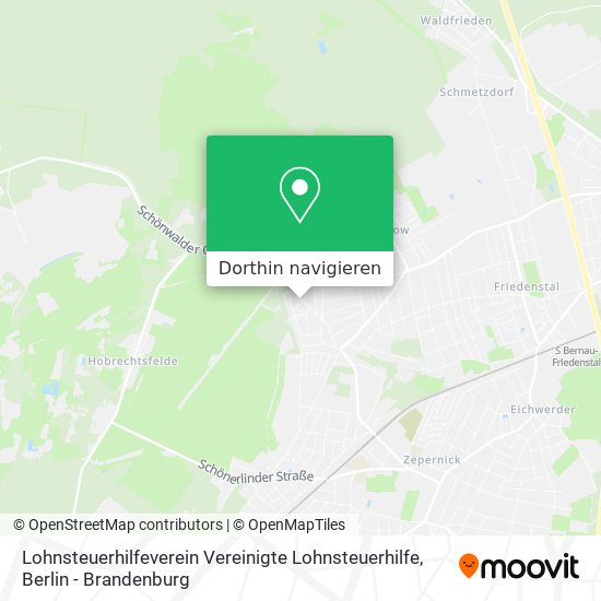 Lohnsteuerhilfeverein Vereinigte Lohnsteuerhilfe Karte