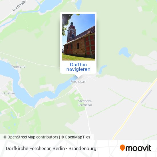 Dorfkirche Ferchesar Karte