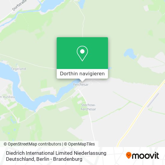 Diedrich International Limited Niederlassung Deutschland Karte