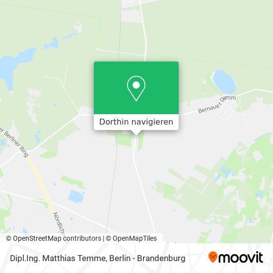 Dipl.Ing. Matthias Temme Karte
