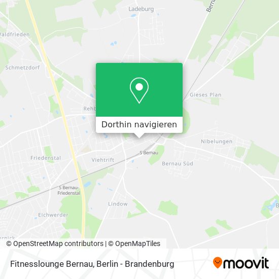 Fitnesslounge Bernau Karte