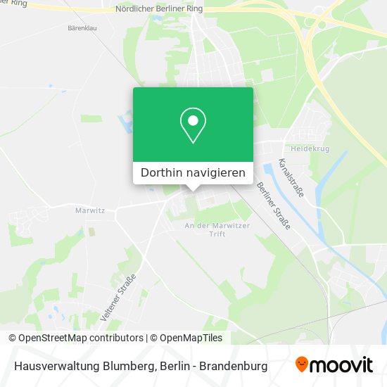 Hausverwaltung Blumberg Karte