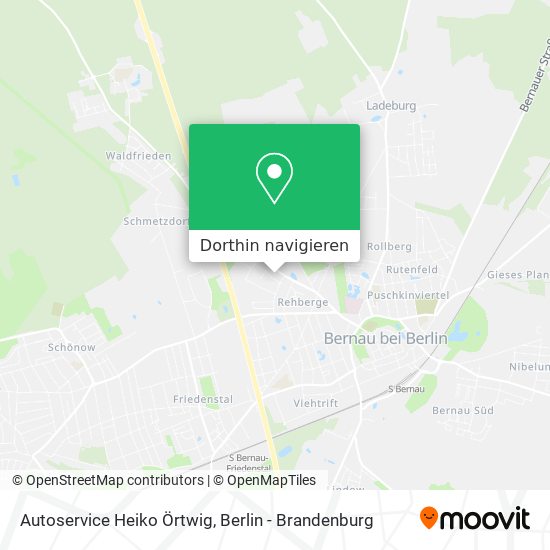 Autoservice Heiko Örtwig Karte