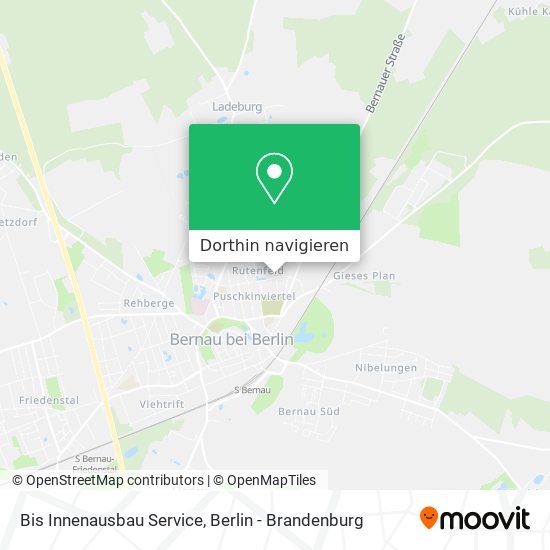 Bis Innenausbau Service Karte