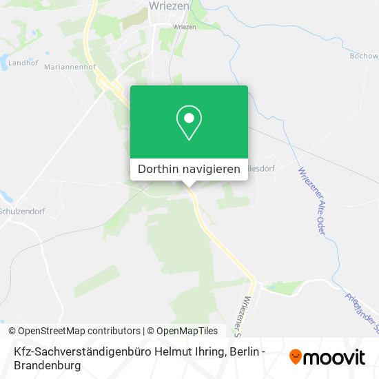 Kfz-Sachverständigenbüro Helmut Ihring Karte