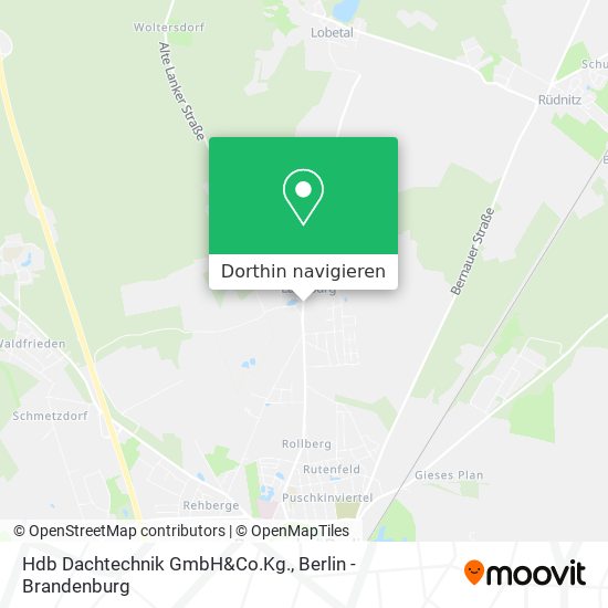 Hdb Dachtechnik GmbH&Co.Kg. Karte