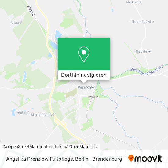 Angelika Prenzlow Fußpflege Karte