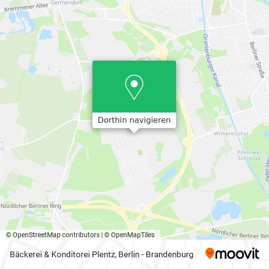 Bäckerei & Konditorei Plentz Karte