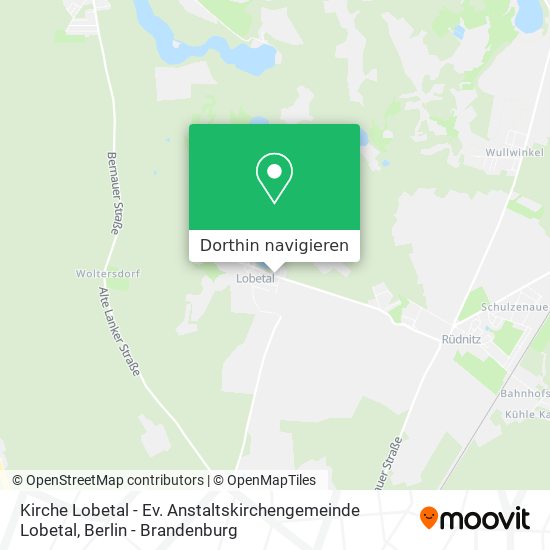 Kirche Lobetal - Ev. Anstaltskirchengemeinde Lobetal Karte
