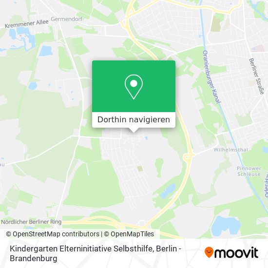 Kindergarten Elterninitiative Selbsthilfe Karte