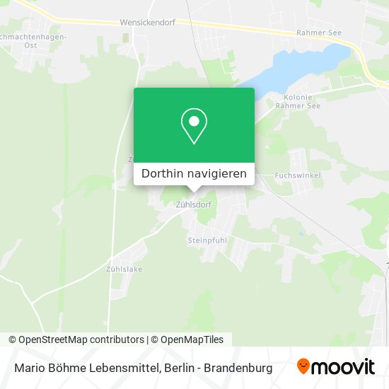 Mario Böhme Lebensmittel Karte