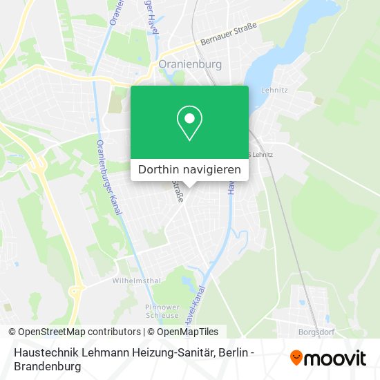Haustechnik Lehmann Heizung-Sanitär Karte