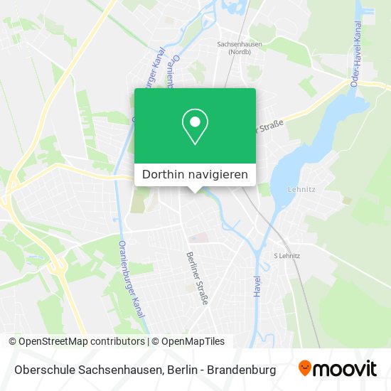 Oberschule Sachsenhausen Karte