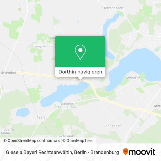 Giesela Bayerl Rechtsanwältin Karte