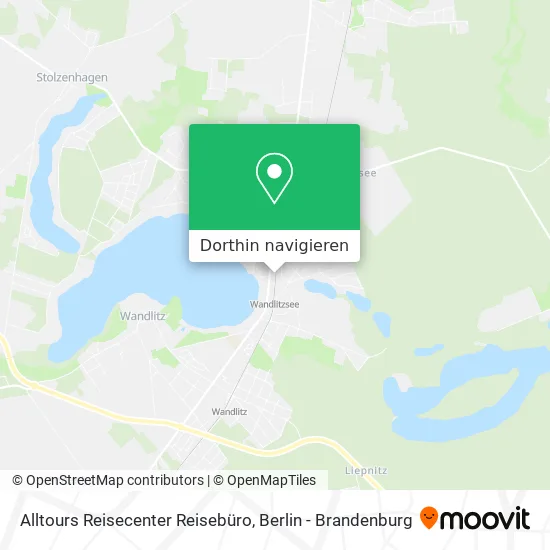 Alltours Reisecenter Reisebüro Karte