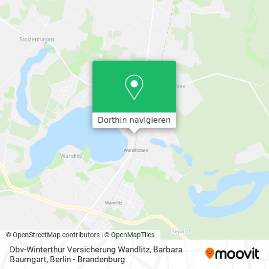 Dbv-Winterthur Versicherung Wandlitz, Barbara Baumgart Karte