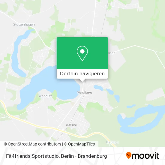 Fit4friends Sportstudio Karte