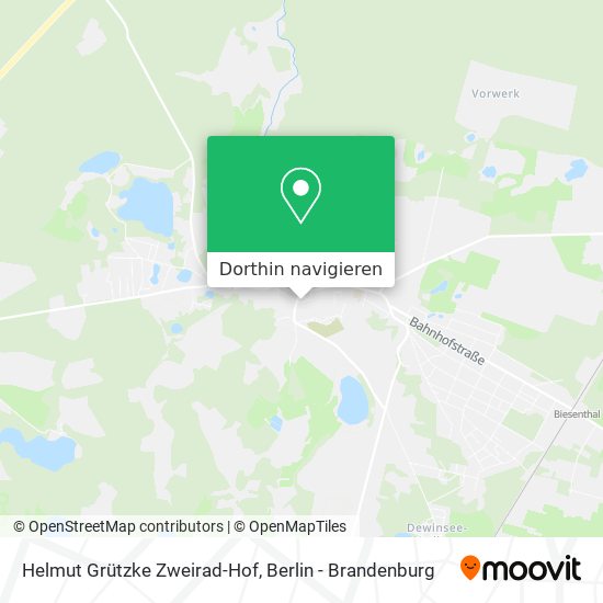 Helmut Grützke Zweirad-Hof Karte