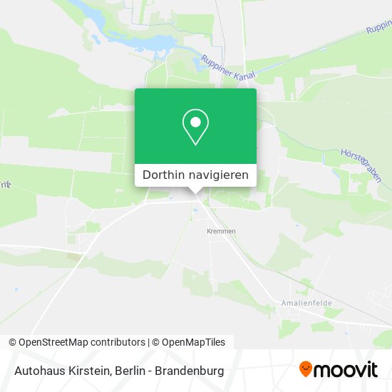 Autohaus Kirstein Karte