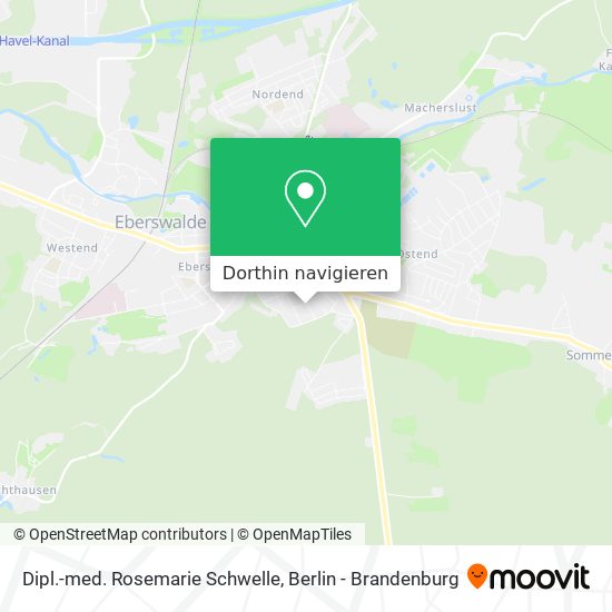 Dipl.-med. Rosemarie Schwelle Karte