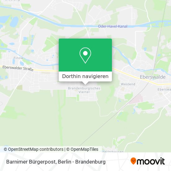 Barnimer Bürgerpost Karte