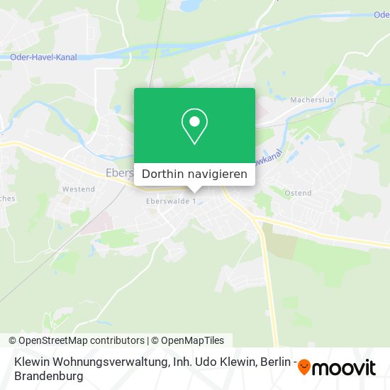 Klewin Wohnungsverwaltung, Inh. Udo Klewin Karte