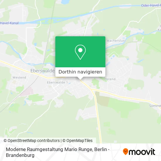 Moderne Raumgestaltung Mario Runge Karte