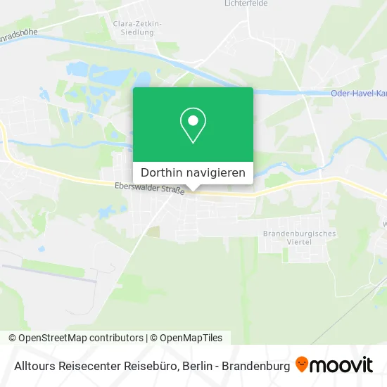 Alltours Reisecenter Reisebüro Karte