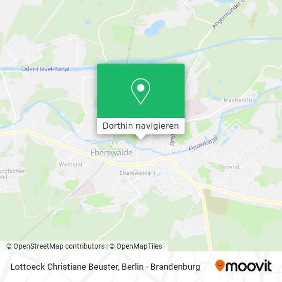Lottoeck Christiane Beuster Karte
