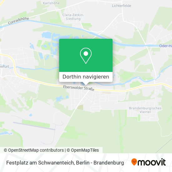 Festplatz am Schwanenteich Karte