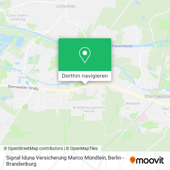 Signal Iduna Versicherung Marco Mündlein Karte