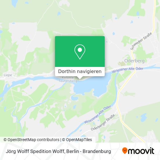 Jörg Wolff Spedition Wolff Karte