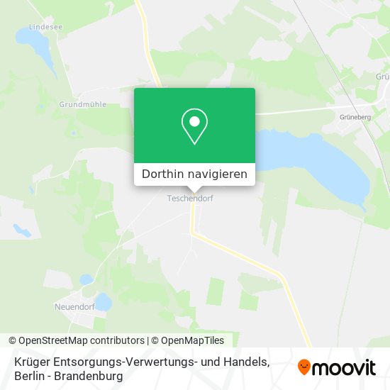 Krüger Entsorgungs-Verwertungs- und Handels Karte
