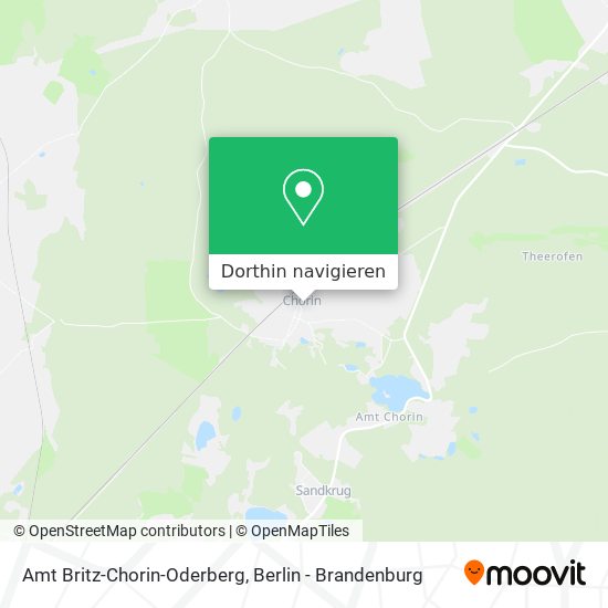 Amt Britz-Chorin-Oderberg Karte