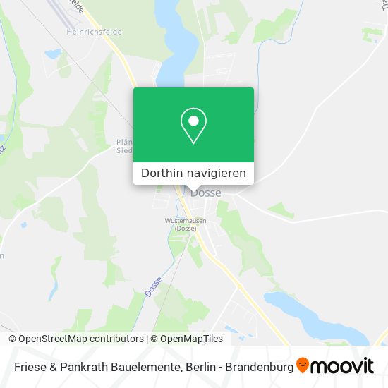 Friese & Pankrath Bauelemente Karte
