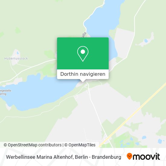 Werbellinsee Marina Altenhof Karte