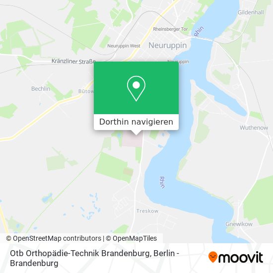 Otb Orthopädie-Technik Brandenburg Karte