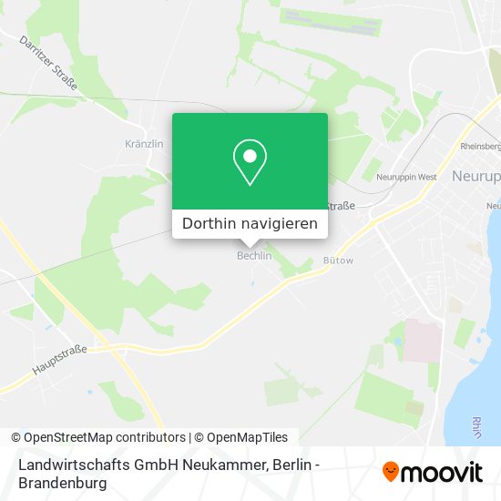 Landwirtschafts GmbH Neukammer Karte
