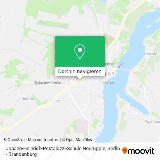 Johann-Heinrich-Pestalozzi-Schule Neuruppin Karte