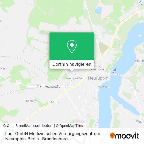 Ladr GmbH Medizinisches Versorgungszentrum Neuruppin Karte